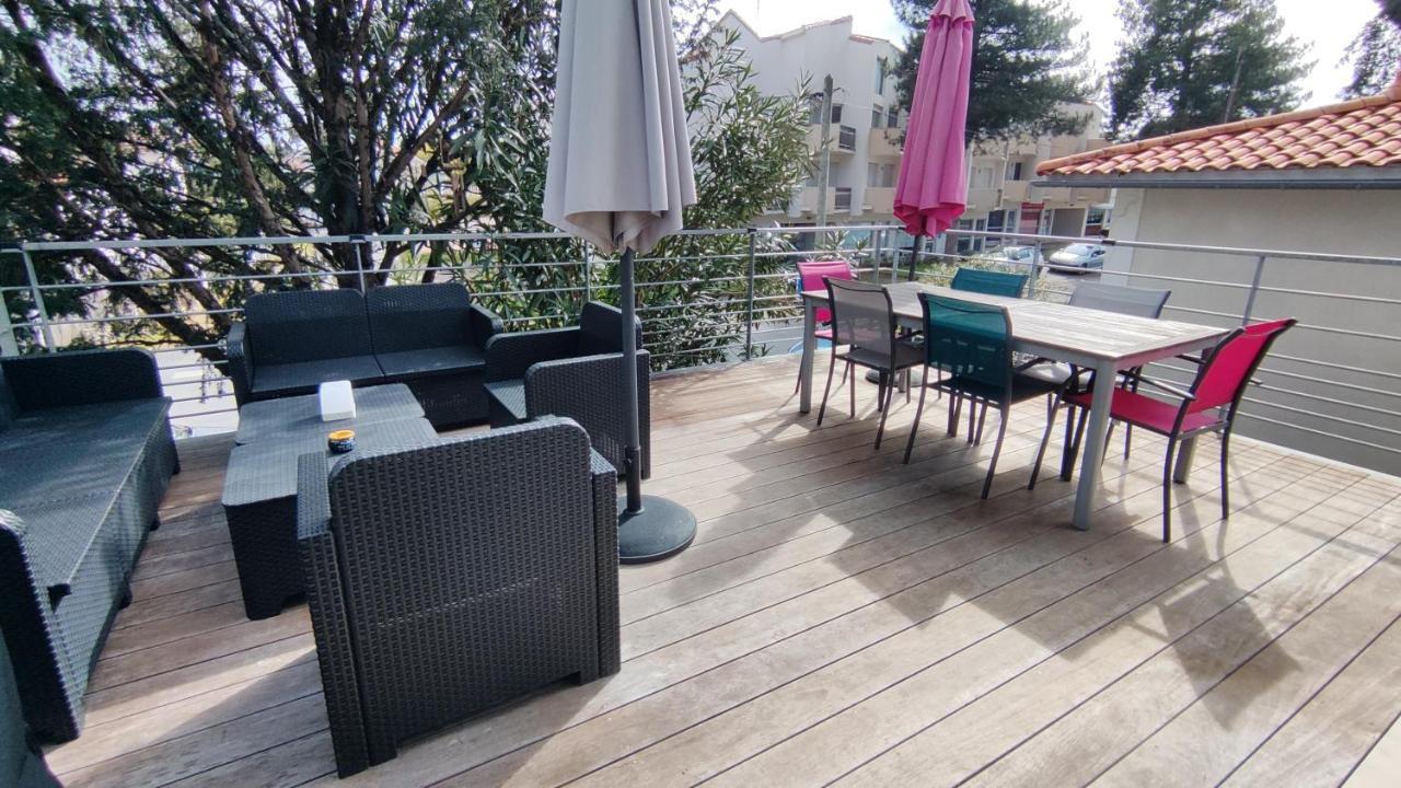 Villa Papillon***. Location Appartement 1Er Etage. Ронс-ле-Бен Екстериор снимка